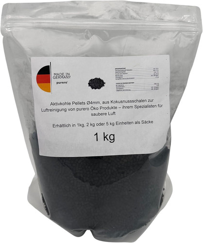 Pellet carbone attivo mm - 4,